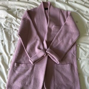 Lavender J Crew Sweater Blazer size M